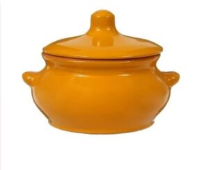 Горшочек для запекания Борисовская Керамика «Лакомка»; 450мл, керамика, желтый артикул РАД00000363ж