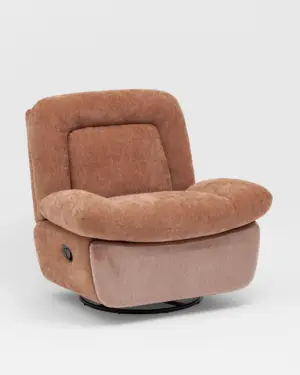 Кресло DreamLounge реклайнер шенилл коралловый