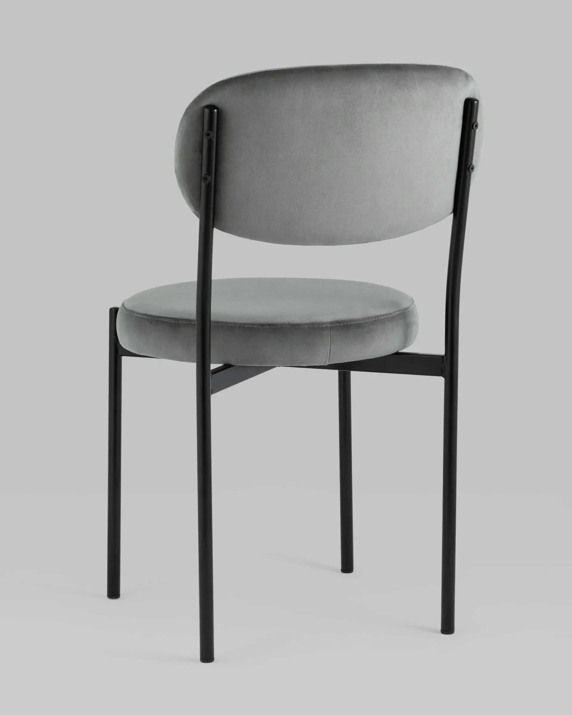 Стул Бриф NEW велюр тёмно-серый 2 шт