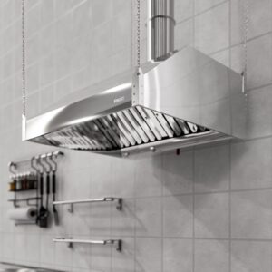 Зонт вытяжной нержавеющий Финист ЗВН-03 (1400х500х400)