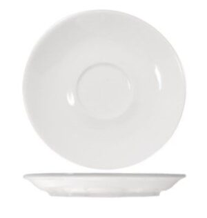 Блюдце KunstWerk Paula белое D 150 мм, H 20 мм артикул A4178