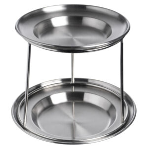 Этажерка 2-х ярусная MGProf D 170/200 мм, H 160 мм для морепродуктов, нерж. артикул