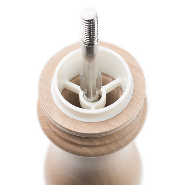 Мельница для соли Peugeot Paris u"Select D 59 мм, H 180 мм, светлое дерево, золотой, бук, сталь нерж. артикул 23393/2339300