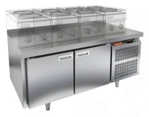 Стол морозильный под тепловое оборудование HICOLD GN 11/BT LT