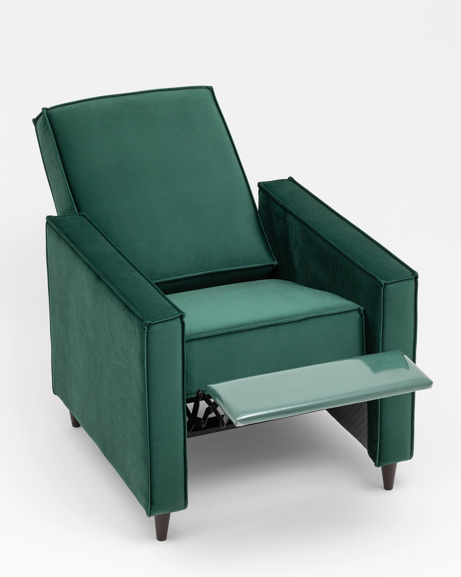 Кресло Velare реклайнер велюр зеленый