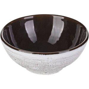 Салатник Борисовская Керамика «Тирамису»; 450мл; D135, H55мм, керамика; коричневый, белый артикул ТИР00005209