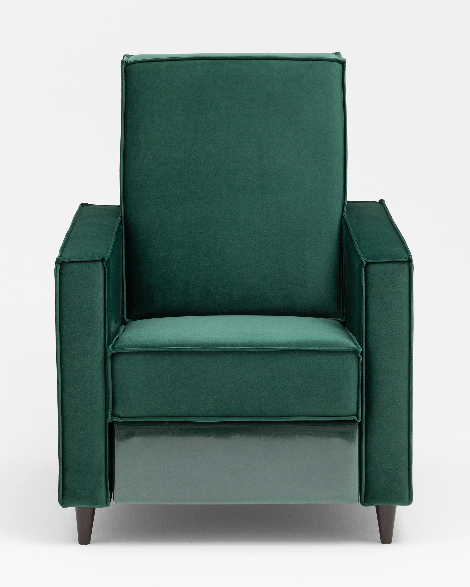 Кресло Velare реклайнер велюр зеленый