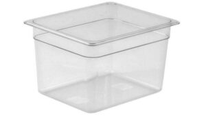 Гастроемкость Kitchen Muse GN 1/2-200 поликарбонат, прозрачная 11,7 л артикул JW-P128