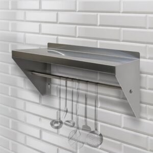 Полка консольная открытая с рейлингом для инвентаря Финист ПКри (800х300х300)