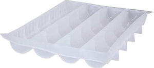 Форма силиконовая De Buyer MOUL FLEX Pro KRYSTAL Полено 600х400, 4 ячейки 500х80х62 мм артикул 1712.60