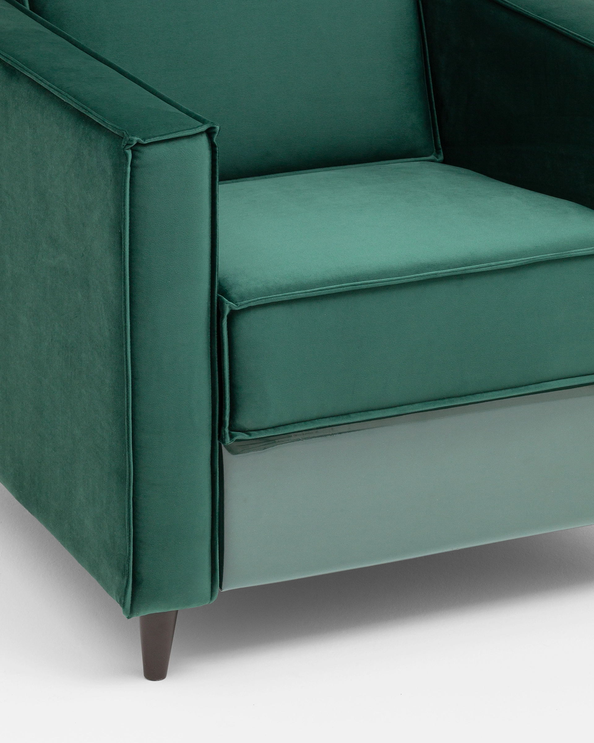 Кресло Velare реклайнер велюр зеленый