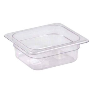 Гастроемкость HURAKAN GN 1/2-65 поликарбонат, прозрачная 3,5 л артикул 140152