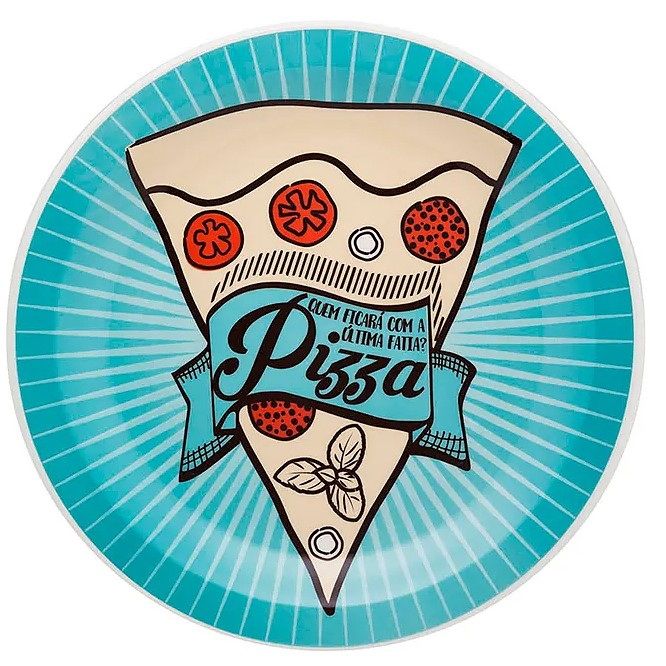 Тарелка для пиццы OXFORD Daily голубая D 260 мм артикул J02B-6802