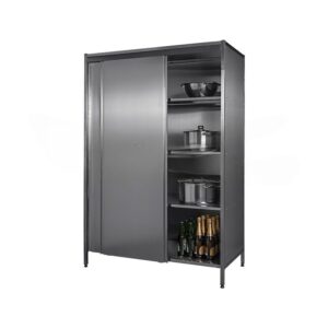 Шкаф нержавеющий двери-купе Финист (1300х600х1800)