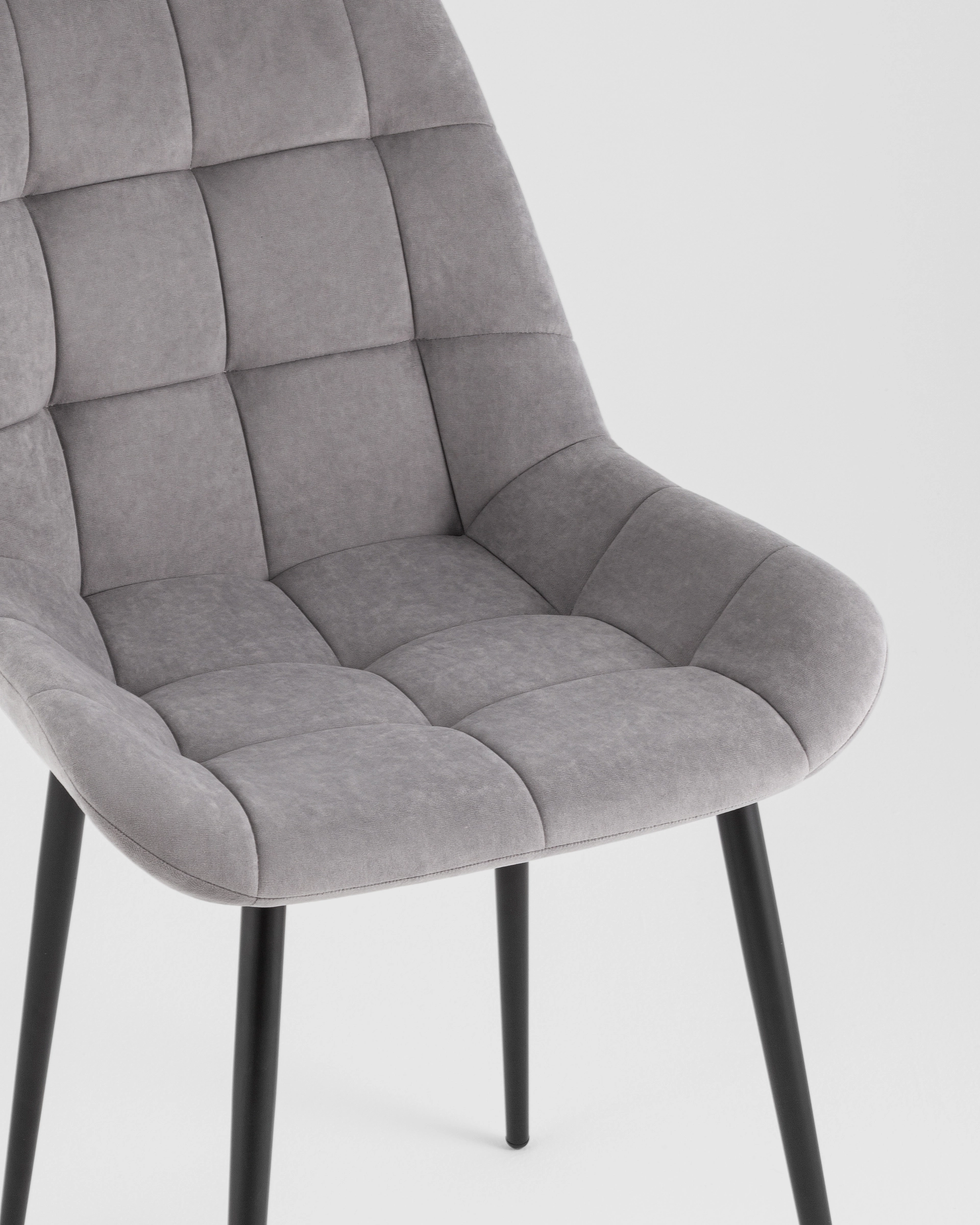 Стул Флекс Original велюр серый 2 шт.