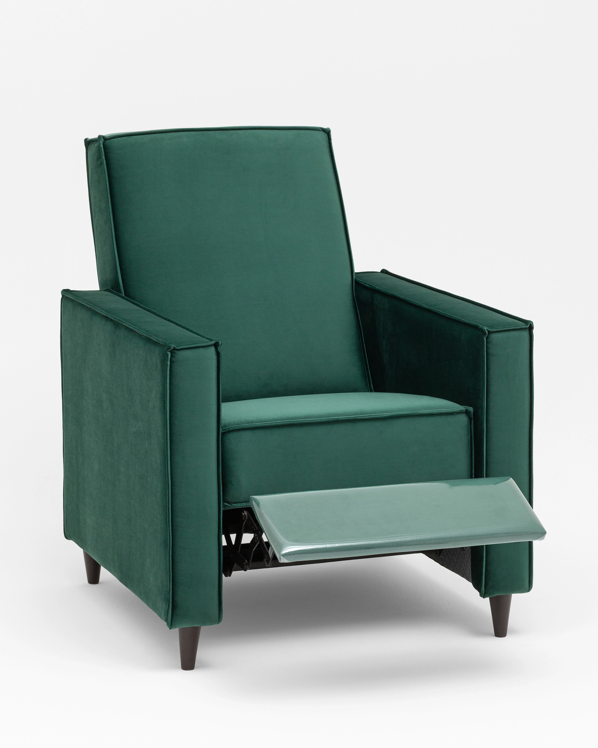 Кресло Velare реклайнер велюр зеленый