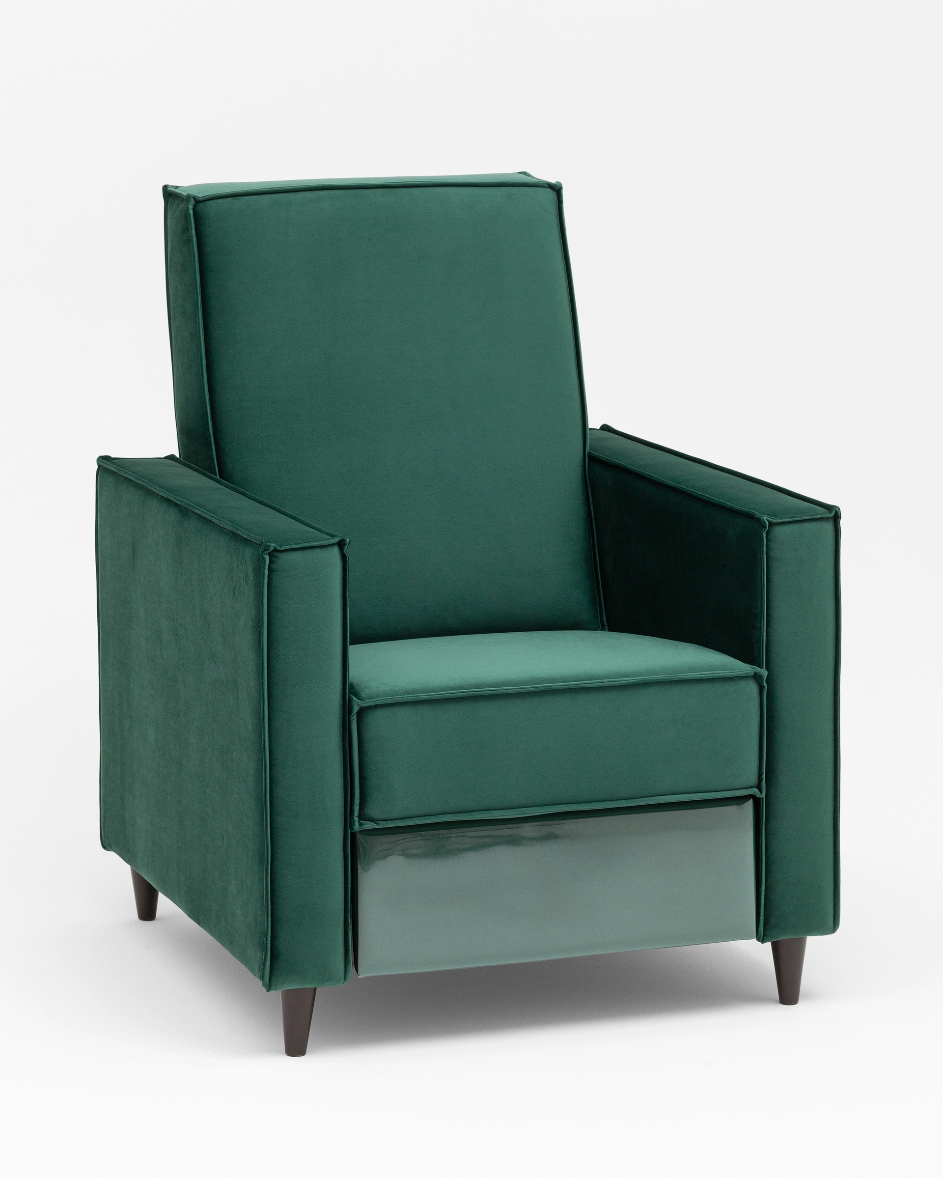 Кресло Velare реклайнер велюр зеленый