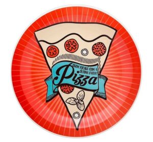 Тарелка для пиццы OXFORD Daily красная D 260 мм артикул J02B-6801