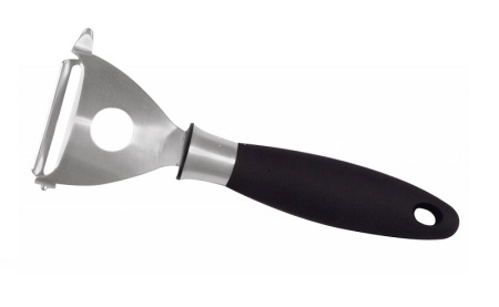 Овощечистка ручная Icel L 50/170 мм, с плавающим лезвием, черная артикул 96100.KT04000.050