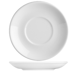 Блюдце фарфоровое G.BENEDIKT Princip D 170 мм, H 22 мм, фарфор, белый артикул PRI1717