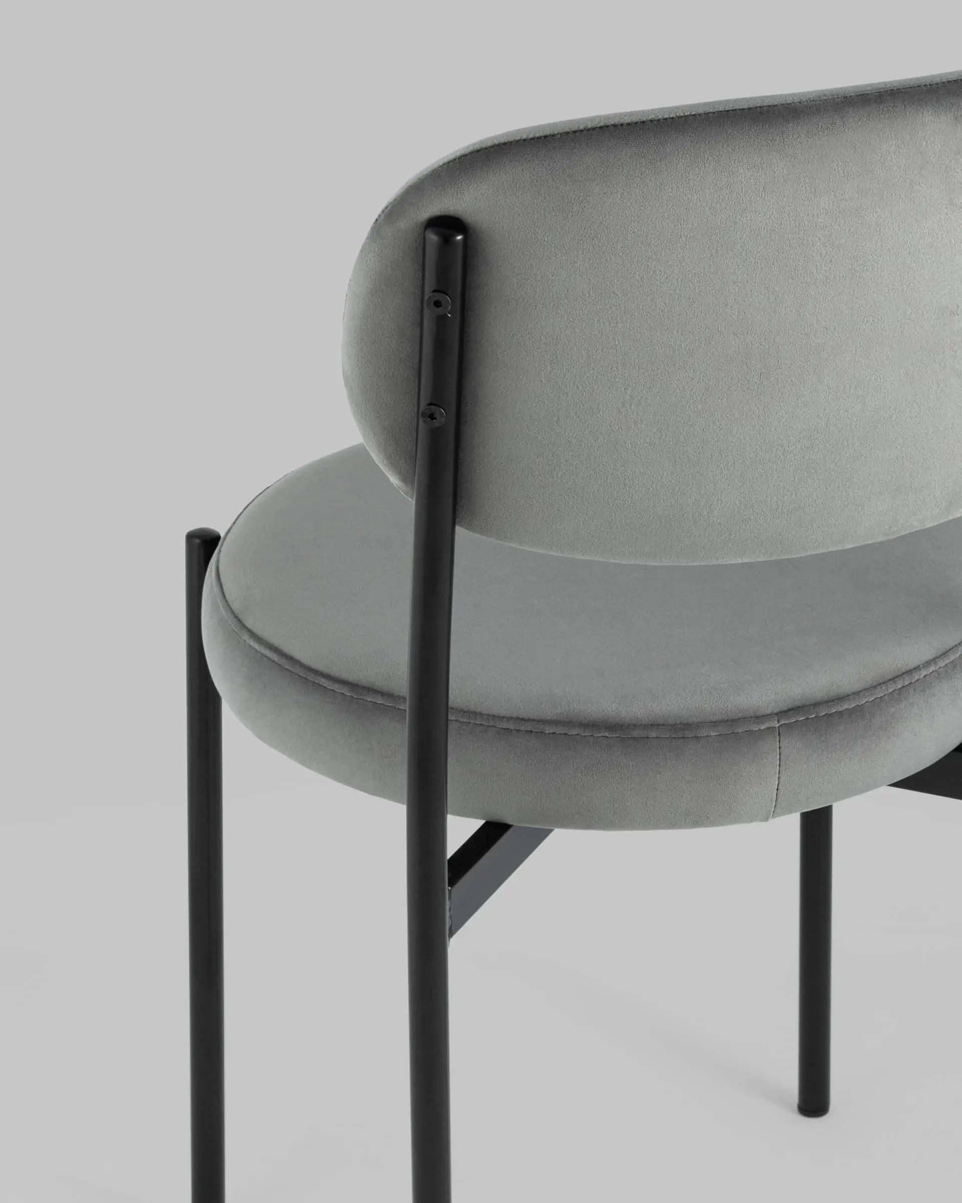 Стул Бриф NEW велюр тёмно-серый 2 шт