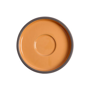 Блюдце KunstWerk Bliss D 138 мм, H 19 мм, оранжевый артикул CHE6941-2-J18