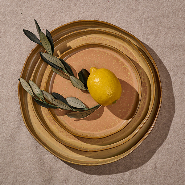 Тарелка KunstWerk Eggshell Nature D 270 мм, H 23 мм, коричневый артикул A24453W1449