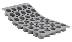 Форма силиконовая De Buyer ELASTOMOULE L 300 мм, B 175 мм, H 26 мм (40 ячеек) артикул 1873.01