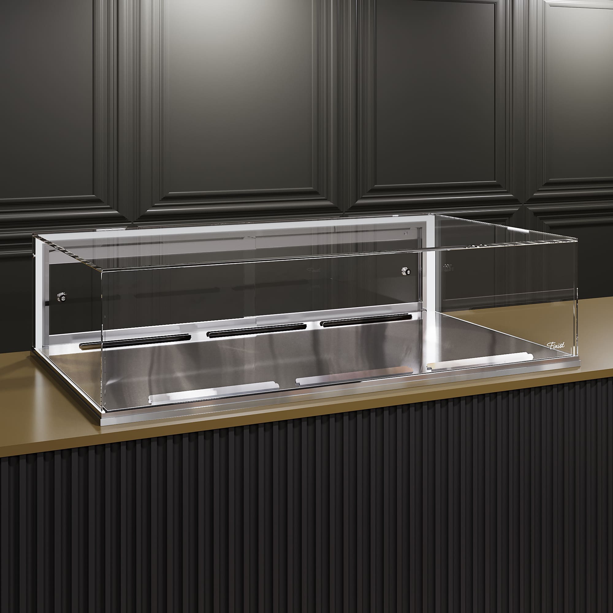 Встраиваемая кондитерская витрина Финист Glassier G-15/5/3