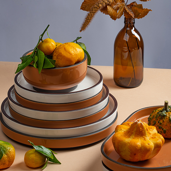 Тарелка KunstWerk Bliss D 255 мм, H 53 мм, белый артикул CHP12202-1137C