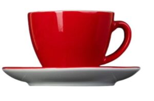 Чайная пара Corone Gusto красная 200 мл артикул фк1720