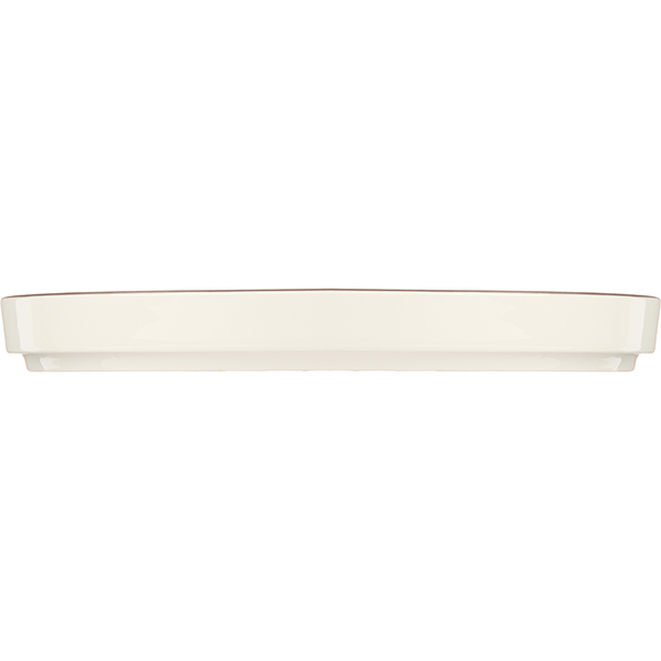 Тарелка KunstWerk Bliss D 255 мм, H 53 мм, белый артикул CHP12202-1137C