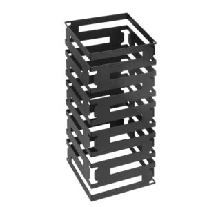 Подставка фуршетная Luxstahl 200х200х450 мм куб, черный артикул мки326/2