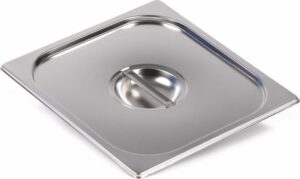 Крышка к гастроемкостям Luxstahl GN 2/3 нерж.сталь, с ручкой артикул га50