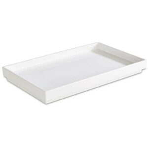 Блюдо прямоугольное APS «Азия Плюс» пластик, белый L 26,5, B 16,2 см артикул 15452