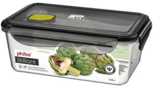 Контейнер для хранения продуктов RESTOLA BRILLIANT 1,35 л, H 82 мм, L 225 мм, B 135 мм артикул 431179513