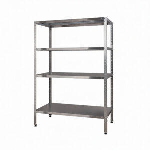 Стеллаж Финист СтПН 600х500х1800 (4 полки сплош нерж 0,8мм, каркас угол нерж)
