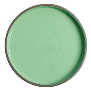 Тарелка KunstWerk Bliss D 268 мм, H 31 мм, мятный артикул CHP12202-J20