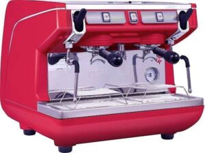 Кофемашина рожковая полуавтоматическая Nuova Simonelli Appia Life Compact 2Gr S 220V red+economizer+high groups