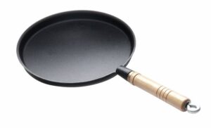 Сковорода блинная Luxstahl D 220 мм H 15 мм чугунная артикул кт1559