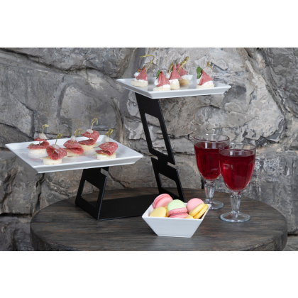 Подставка фуршетная Luxstahl Фламинго 340х150х240 мм бронза артикул мки328/3