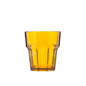 Стакан Rubikap Premium 250 мл из поликарбоната оранжевый артикул PM.250 - PC082