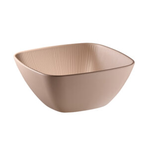 Салатник APS Nero 3500 мл, L 250 мм, B 250 мм, H 110 мм, бежевый артикул 85417