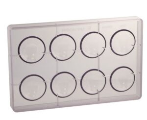 Форма для шоколада Martellato MA5001 Semisfera L 275 мм, B 175 мм, H 29 мм 9ячейка d50 мм) артикул MA5001