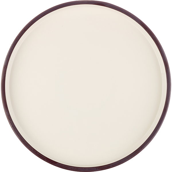 Тарелка KunstWerk Bliss D 255 мм, H 53 мм, белый артикул CHP12202-1137C