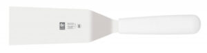 Лопатка кулинарная Icel L 265 мм, изогнутая, белая артикул 54200.8315000.100