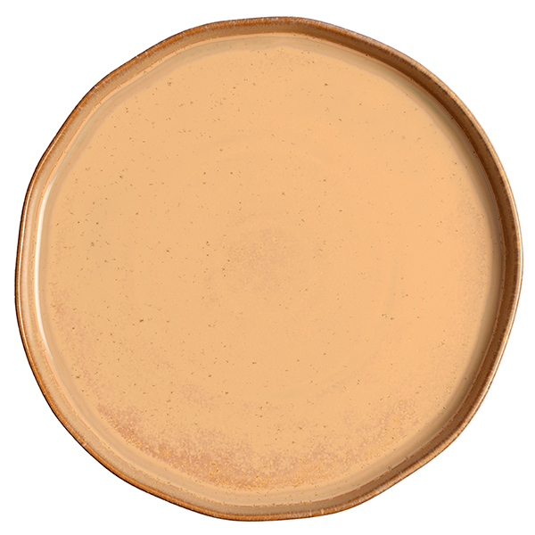 Тарелка KunstWerk Eggshell Nature D 270 мм, H 23 мм, коричневый артикул A24453W1449