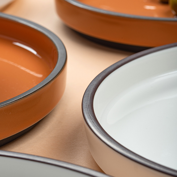 Тарелка KunstWerk Bliss D 255 мм, H 53 мм, белый артикул CHP12202-1137C