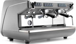 Кофемашина рожковая автоматическая Nuova Simonelli Appia LIFE 2gr V 220V metallic grey+high groups+economizer