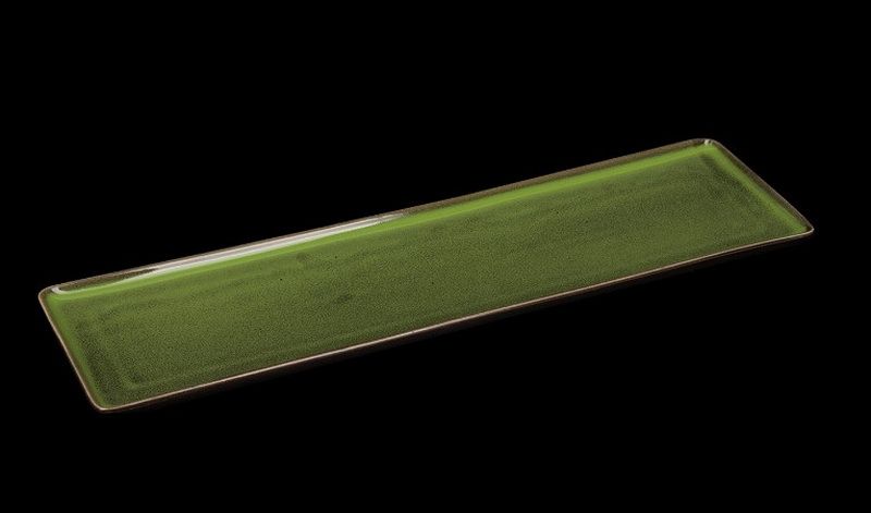 Блюдо Corone Cocorita L 380 мм, B 100 мм, H 16 мм зеленое артикул фк8887